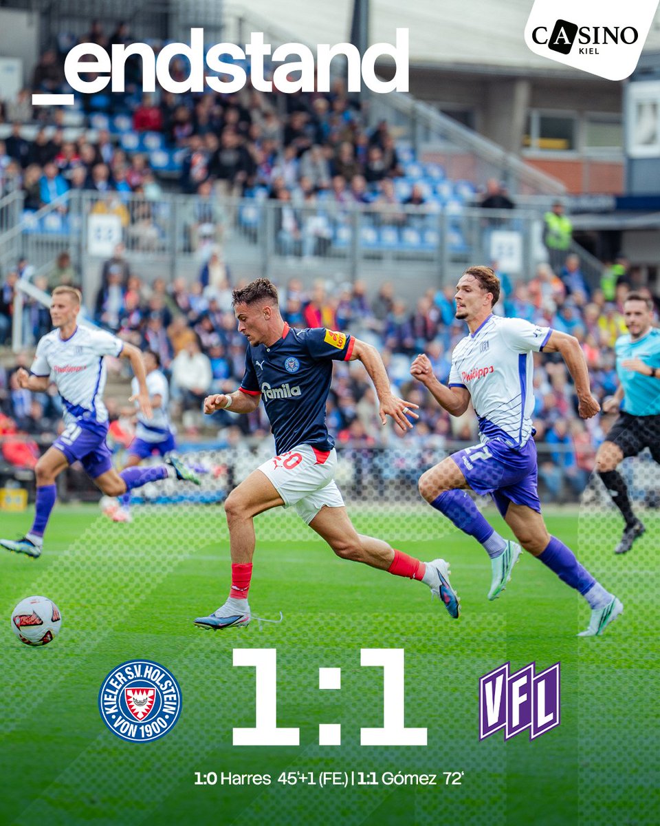 Holstein_Kiel's tweet photo. Wir behalten nur einen Punkt in Kiel.
90. | 1:1 | #KSVOSN #KielAhoi
Werbung: Präsentiert von Casino Kiel. https://t.co/t2jQd8KtLX