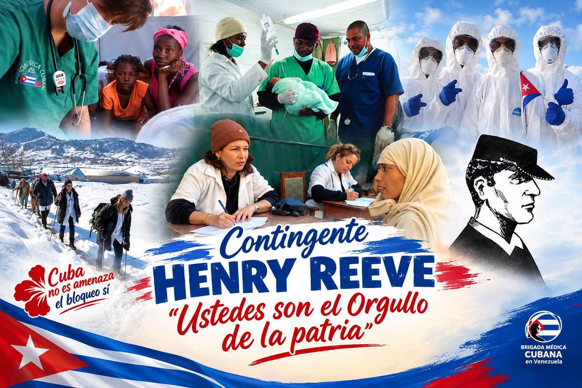 BrigadaEst25328's tweet photo. Desde el Estado de Anzoátegui 
La grandeza del Henry Reeve está en servir sin preguntar dónde, cuándo ni a quién. Su bandera es la solidaridad y su misión, salvar vidas. 🩺❤️ #HenryReevePorLaVida https://t.co/BBXKVaL8hV