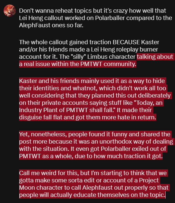 clairvoynath's tweet photo. Stupid people are being ignorant of what AlephFaust has done and are actively choosing to avoid educating themselves on it.

He is a groomer and does not deserve a platform. Stop giving him one. Read the doc in the replies. https://t.co/XTe2LNgbUX
