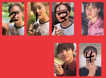 dantepabo's tweet photo. WTT: Any of these Ksoo photocards for the ones I've labeled by preference! Also want the Makestar Kiss Ver. photocard if anyone is willing t trade/sell!! NOTE: I'm based in Seoul, South Korea but an envelope "ships" for super cheap! Willing to include the cupsleeve from his popup https://t.co/7egOcQA8vk