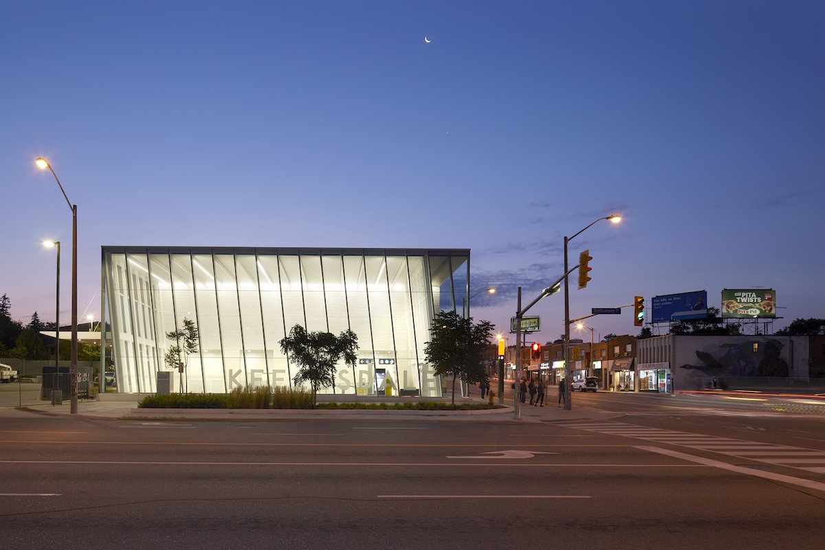 Architizer's tweet photo. #ProjectOfTheDay: Line 5 Eglinton by Arcadis
Stretching 19 kilometres across Toronto, Line 5 Eglinton treats transit as part of the city’s public realm. Its 25 stations adapt to different neighbourhoods through three architectural typologies, with generous canopies, transparent façades and open sightlines shaping the passenger experience.
📍Toronto, Canada #ArchitizerAwards
Details: https://t.co/KP0vgFisKQ