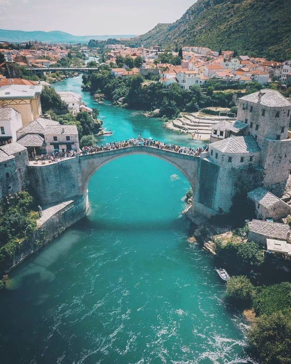 SeascapeNature's tweet photo. Mostar, Bosnia and Herzegovina 🇧🇦 https://t.co/ADmNGDM9sg