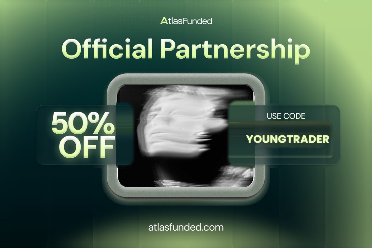 arhmad_bbn's tweet photo. Excited to officially announce my partnership with @atlasfunded! 🤝🔥

My community can now get 50% OFF sitewide using my code YOUNGTRADER.

More opportunities coming soon. 🚀 https://t.co/cUkE2pdwNt
