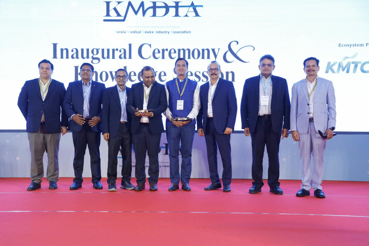 GetKCS's tweet photo. ✨At the inauguration of the Kerala #Medical Devices Industry Association (#KMDIA), @GetKCS  contributed to discussions on building a stronger #medicaldevice ecosystem through #global quality standards and certification.

✨Mr Kilari Udayabhaskar, Scientist, KIHT, represented KCS as a speaker at the Thiruvananthapuram event.

#KCS #KMDIA #MedTech