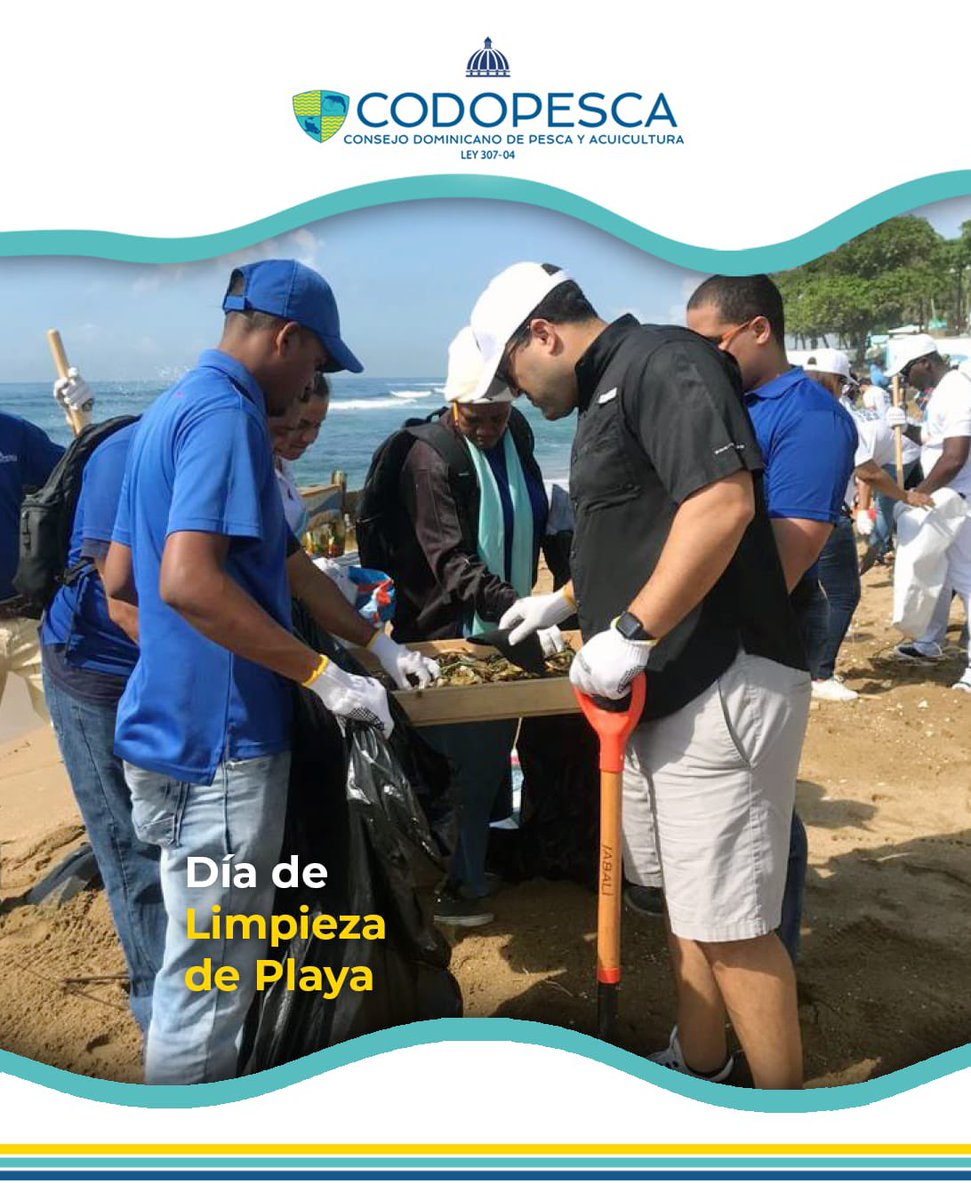 CODOPESCARD's tweet photo. Cuidar nuestras playas es proteger nuestros mares. Desde CODOPESCA seguimos sumando esfuerzos para mantener nuestras costas limpias, preservar nuestros recursos marinos y construir un futuro sostenible para todos. https://t.co/z0AU0P0AYh