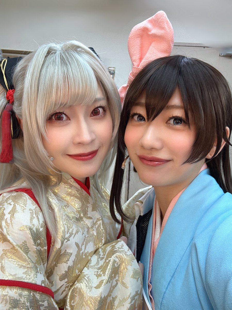 CP_yuna_ist's tweet photo. #舞台新サクラ大戦
2日目ありがとうございました！
みなさんからの熱量とサクラ愛を間近で感じられて嬉しい日々です！
感想や動画も見てるよ〜🎙️

明日も２公演。
京都でお待ちしています🌸

白姫🐼⚔️
はるちゃんは天使です。 https://t.co/adOgr5y6p4