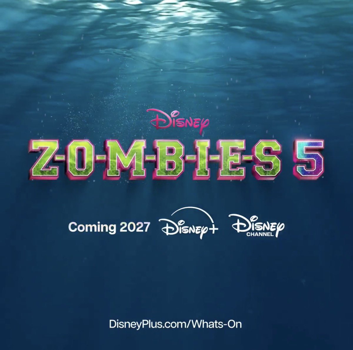 DisneyBeat101's tweet photo. New synopsis for ZOMBIES 5. (Via. Disney Channel JP / @DisneyChannelHQ)

“The Daywalkers and Vampires have finally united and are now attending school together under Principal Bucky, who was hired by Zed and Addison to run the academy. As everyone embarks on a new path, with Vera becoming a cheerleader and Vargas taking on the challenge of becoming an A+ student. Dangerous Mermaids surface, forcing Nova and Victor to step up to save the day.” (1/2)