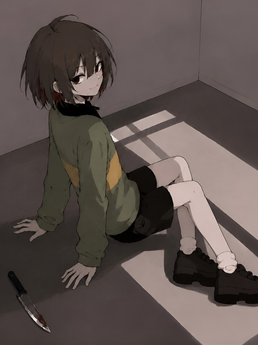 EMcharaEMchara's tweet photo. #Undertale #chara https://t.co/fK47fd6yZe