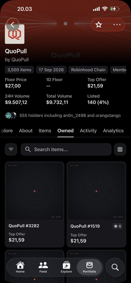 Beruanglucu28's tweet photo. Minted quopull @QuoPull 

Saw @gmoneyNFT  also @surfcoderepeat  minted and bullish on this

Letseee how it goes https://t.co/Mr2vy6GTiJ