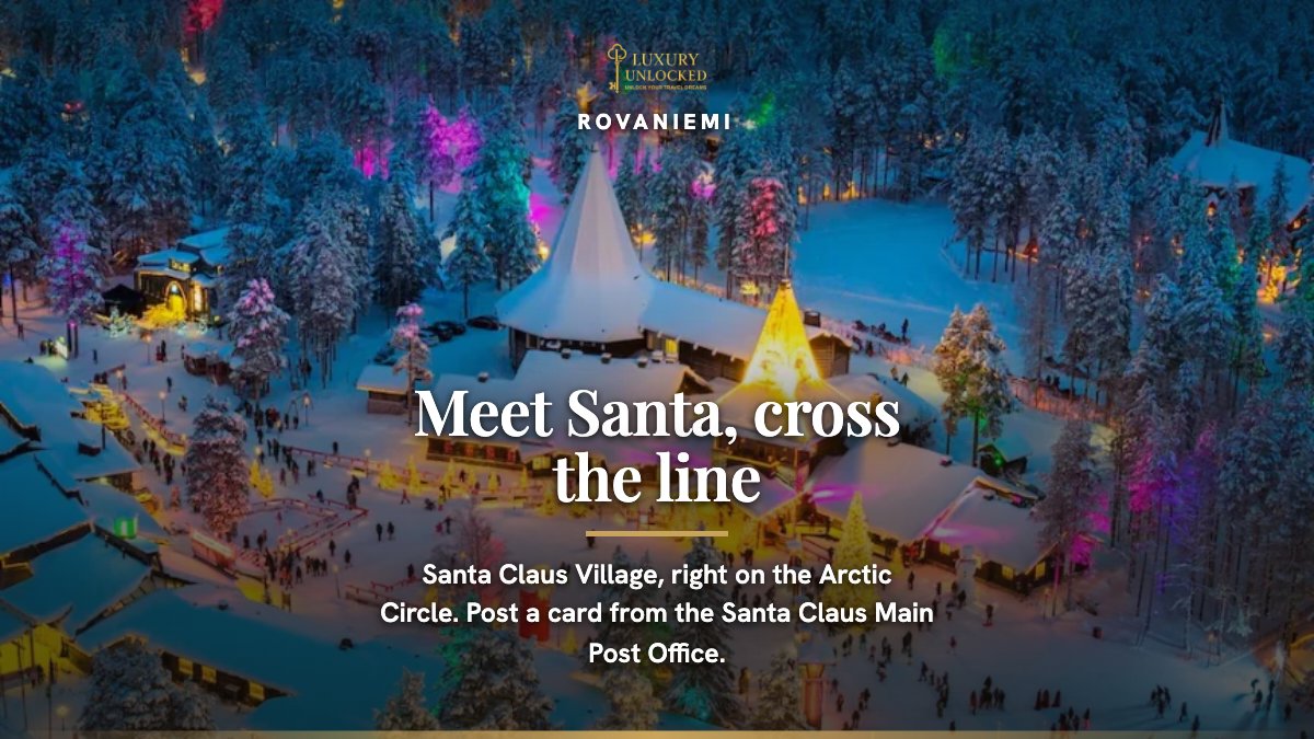 luxury_unlocked's tweet photo. Finland in winter, eight days. 

Helsinki, then the night train north.  
Three nights hunting the aurora from Kuusamo, Santa Claus Village on the Arctic Circle, and a reindeer sleigh through silent forest. https://t.co/b9nAsioxNj
