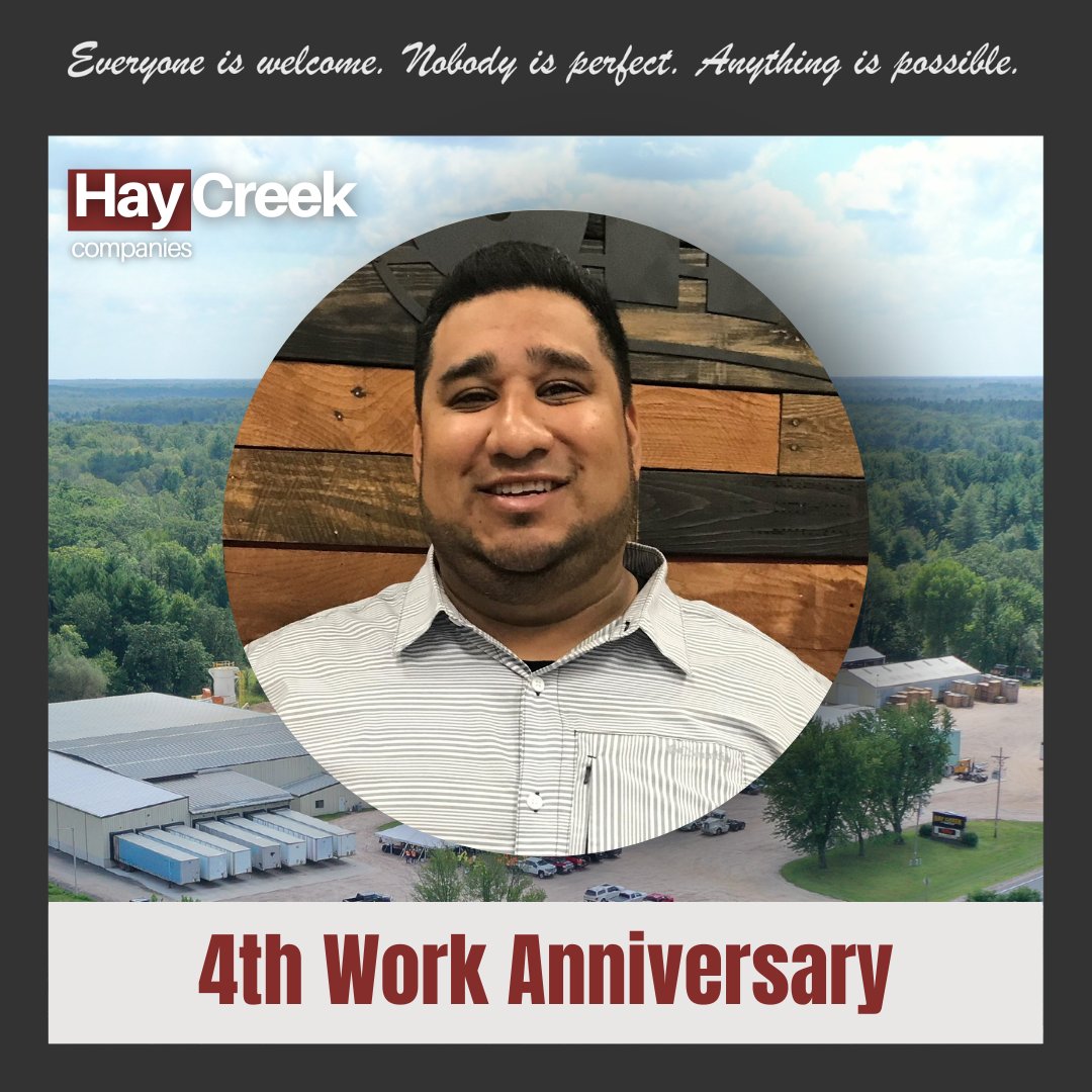 HayCreekCompany's tweet photo. 🎉 Happy Work Anniversary, Casey! 🎉

Celebrating 4 amazing years of your dedication and hard work! Your contributions have been invaluable, and we’re so grateful to have you as part of our team.

#WorkAnniversary #TeamAppreciation #Success #ThankYou #HayCreekCompanies https://t.co/F9DuwczJMz