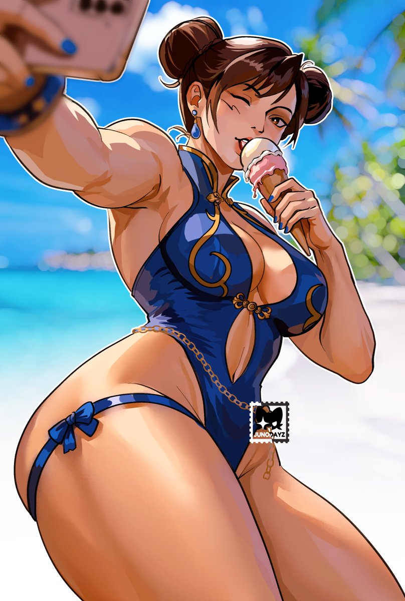 junodayz's tweet photo. 📷✨️
#ChunLi #格ゲーキャラ描こうぜ https://t.co/KGzyLAUkpi
