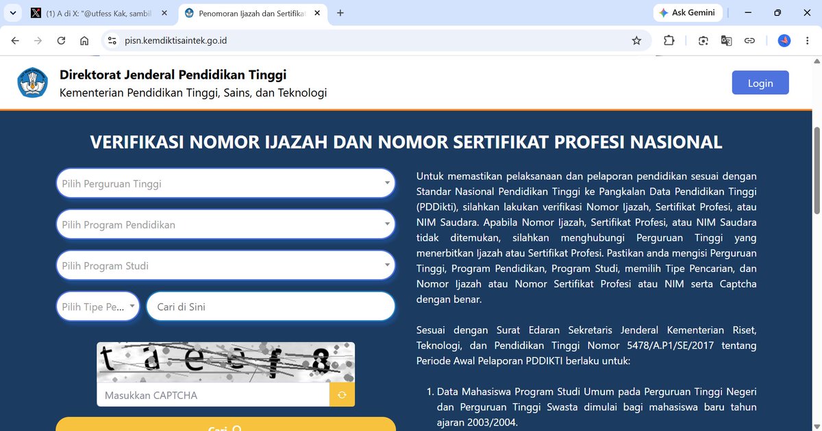 skyandflora's tweet photo. @shylusss @romanvpicisan @utfess ke web pisn, kak. Nanti di kolom tipe, isi yang NIM. Link: https://t.co/zjXFdTq1rV https://t.co/uCnDnQwY3Q