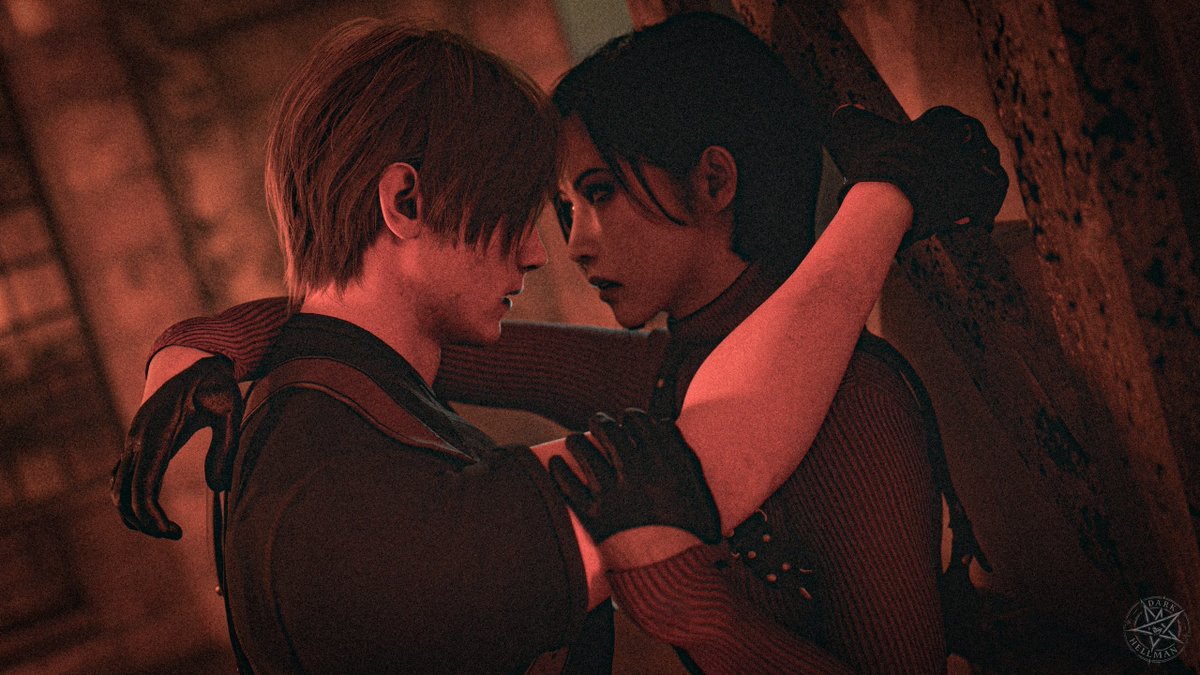 Dark_Hellman's tweet photo. #residentevil #residentevil4 #leonkannady #adawong #blender3d #nsfw

Neither of them expected to see each other here. Leon certainly didn't, because at that moment he was overcome with excitement, remembering that kiss on the way to the lab.. https://t.co/qoF4QEZCBU