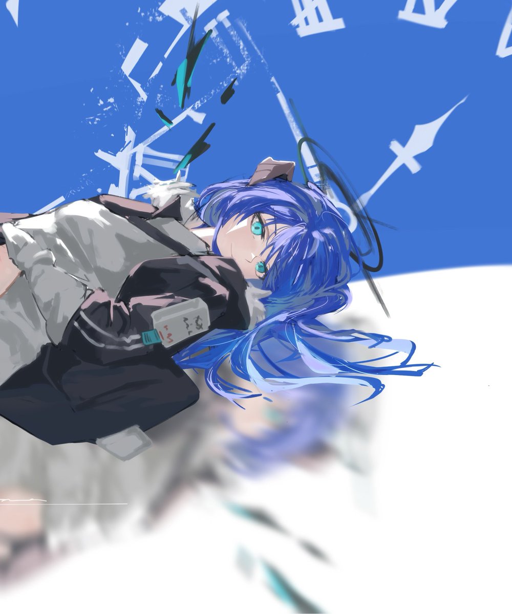 Emprea423's tweet photo. ＃明日方舟 #arknights #アークナイツ #명일방주
 What are we having, Exusiai?💙 https://t.co/28xVSxip1r