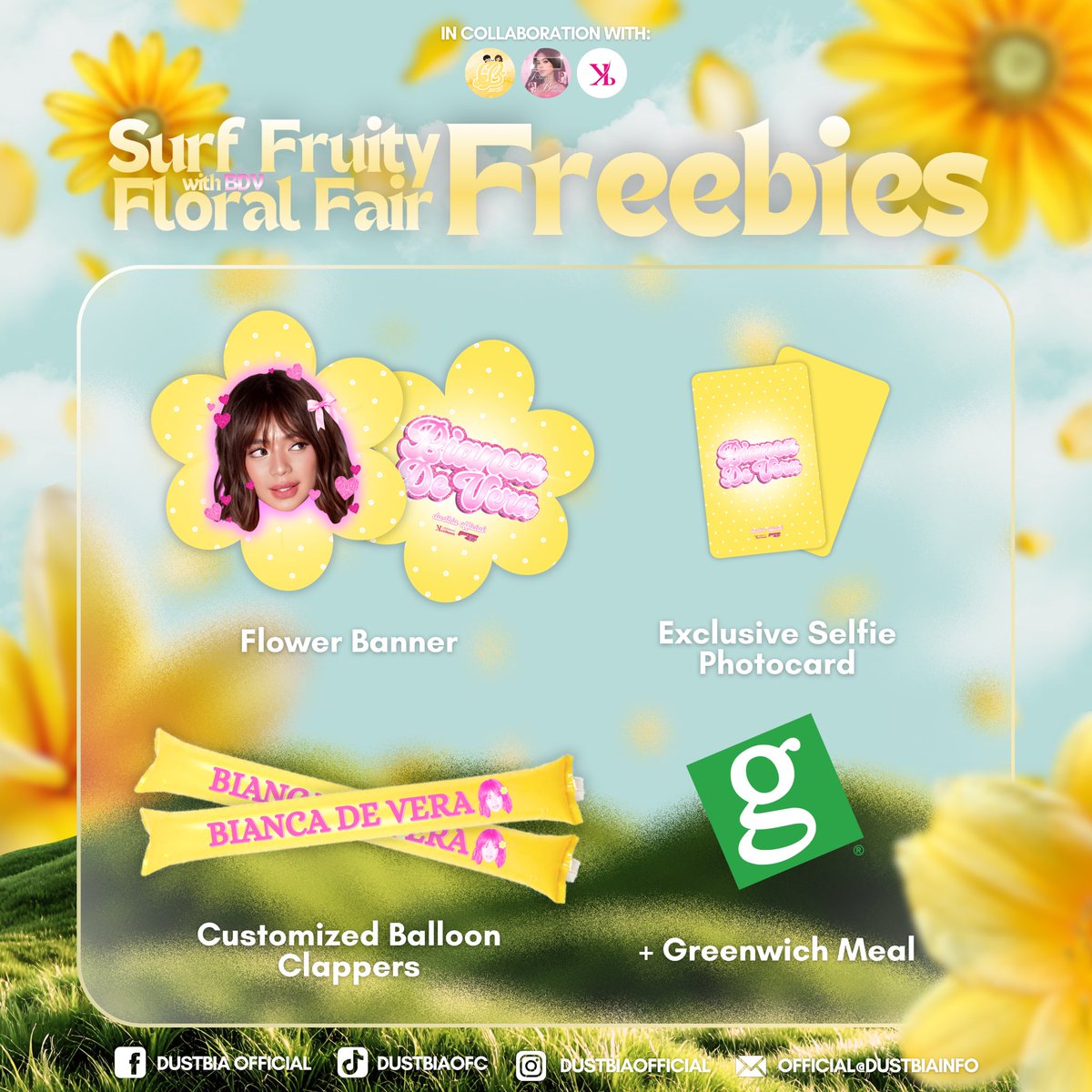 dusbiofc's tweet photo. 𝐌𝐎𝐑𝐄 𝐒𝐔𝐑𝐏𝐑𝐈𝐒𝐄𝐒 𝐅𝐎𝐑 𝐂𝐇𝐄𝐅𝐅𝐈𝐄𝐒 & 𝐒𝐎𝐋𝐈𝐁𝐒! 💛🩷

And there’s more to look forward to tomorrow, Cheffies and Solibs! We prepared something special for everyone who will show up and cheer for our Bianca De Vera at the 𝗦𝘂𝗿𝗳 𝗙𝗿𝘂𝗶𝘁𝘆 𝗙𝗹𝗼𝗿𝗮𝗹 𝗙𝗮𝗶𝗿 𝘁𝗼𝗺𝗼𝗿𝗿𝗼𝘄, 𝗦𝗲𝗽𝘁𝗲𝗺𝗯𝗲𝗿 𝟮𝟬, 𝗮𝘁 𝗠𝗮𝗿𝗸𝗲𝘁 𝗠𝗮𝗿𝗸𝗲𝘁! 💛🌼

For everyone attending, we’ll have a 𝗳𝗹𝗼𝘄𝗲𝗿 𝗵𝗮𝗻𝗱 𝗯𝗮𝗻𝗻𝗲𝗿, 𝗰𝘂𝘀𝘁𝗼𝗺𝗶𝘇𝗲𝗱 𝗯𝗮𝗹𝗹𝗼𝗼𝗻 𝗰𝗹𝗮𝗽𝗽𝗲𝗿𝘀, 𝗮𝗻 𝗲𝘅𝗰𝗹𝘂𝘀𝗶𝘃𝗲 𝗕𝗶𝗮𝗻𝗰𝗮 𝗽𝗵𝗼𝘁𝗼𝗰𝗮𝗿𝗱, 𝗮𝗻𝗱 𝗮 𝗚𝗿𝗲𝗲𝗻𝘄𝗶𝗰𝗵 𝗺𝗲𝗮𝗹 waiting for you! This is our little way of saying thank you for showing up and supporting Bianca. 

If you’ve been looking for a sign to attend tomorrow’s event, this is your sign! 👀 You can still message us if you’d like to join. See you tomorrow, Cheffies and Solibs! ✨