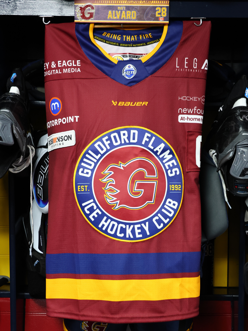 flamesicehockey's tweet photo. Hung up. Locked in. All set for Saturday night at the Spectrum. ๐ฅ
#Guildford | #FlamesIHC | #IceHockey | #BringThatFire https://t.co/loA16FS3Px