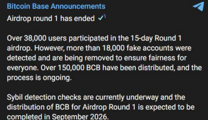 Kaissod4's tweet photo. Bitcoin Base Round 1 has ended. https://t.co/0Y1CkAFkBF
