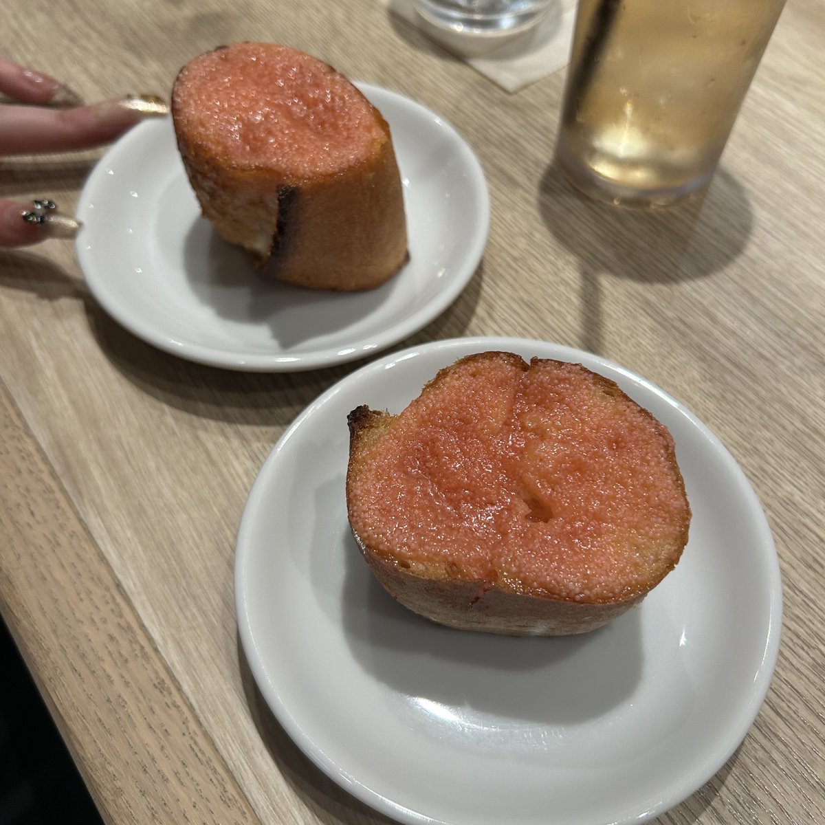 gorimaru_uhomi's tweet photo. #あもんぴーず
MCで明太フランスパンの話が出たのでたべてきました ✨🤩 https://t.co/I3im4r1vlZ