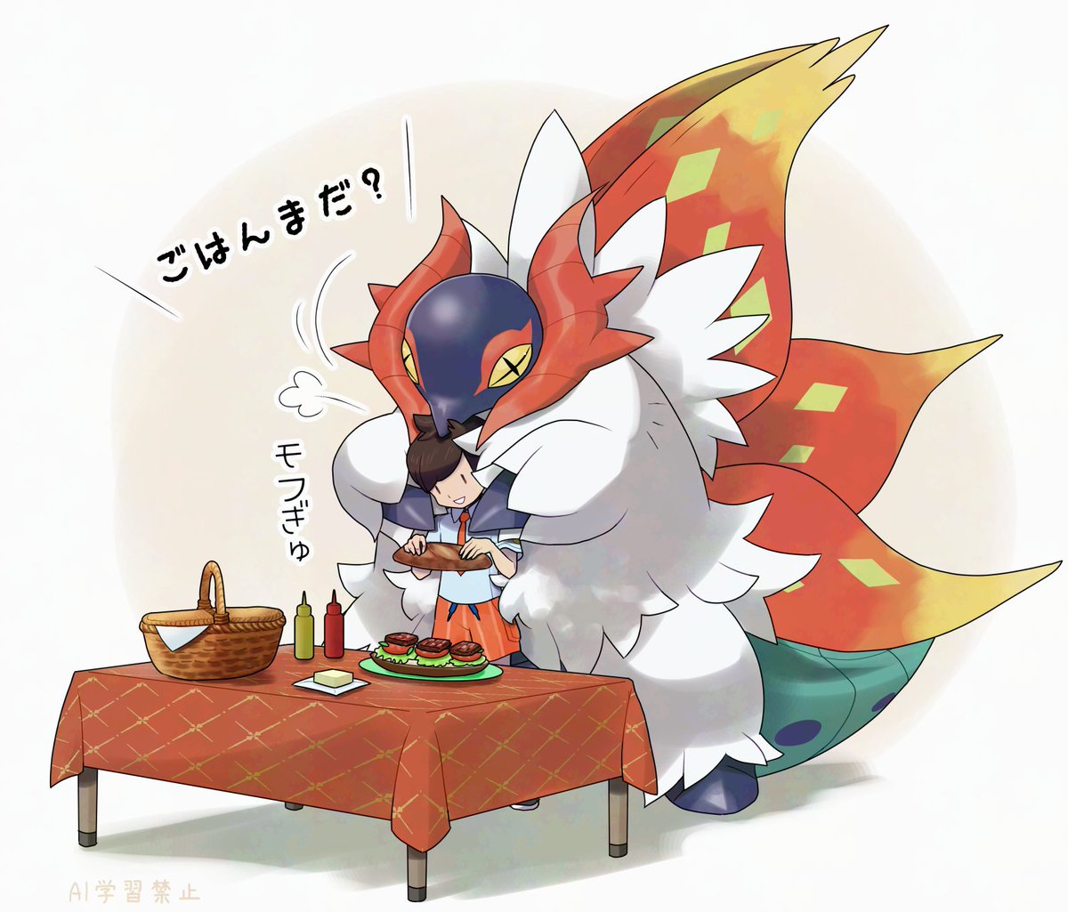 pk3566's tweet photo. ごはんくれないと食べちゃうぞ https://t.co/3QFrifZ54V
