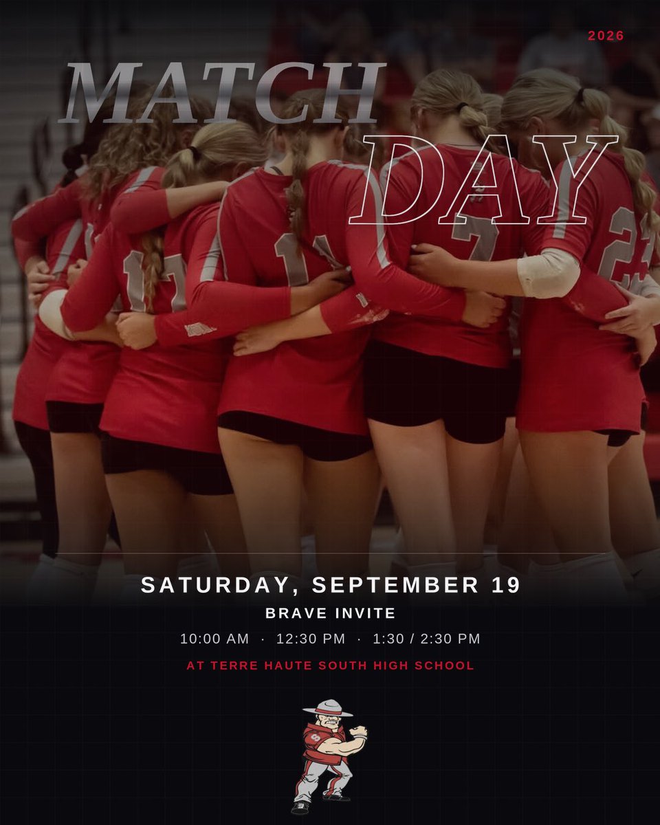 SouthmontVB's tweet photo. The Lady Mounties are headed to Terre Haute South for the Brave Invite this morning - first game is at 10am, second game at 12:30, and third at 1:30 or 2:30. Mountie up!

#SMVB #DigDeep https://t.co/xXg9skJvYr