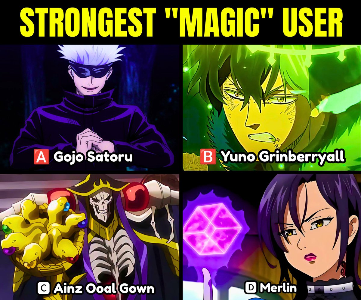 AnimeRegent's tweet photo. Strongest magic user, full stop. 🪄🥶 https://t.co/XBds0fURpw