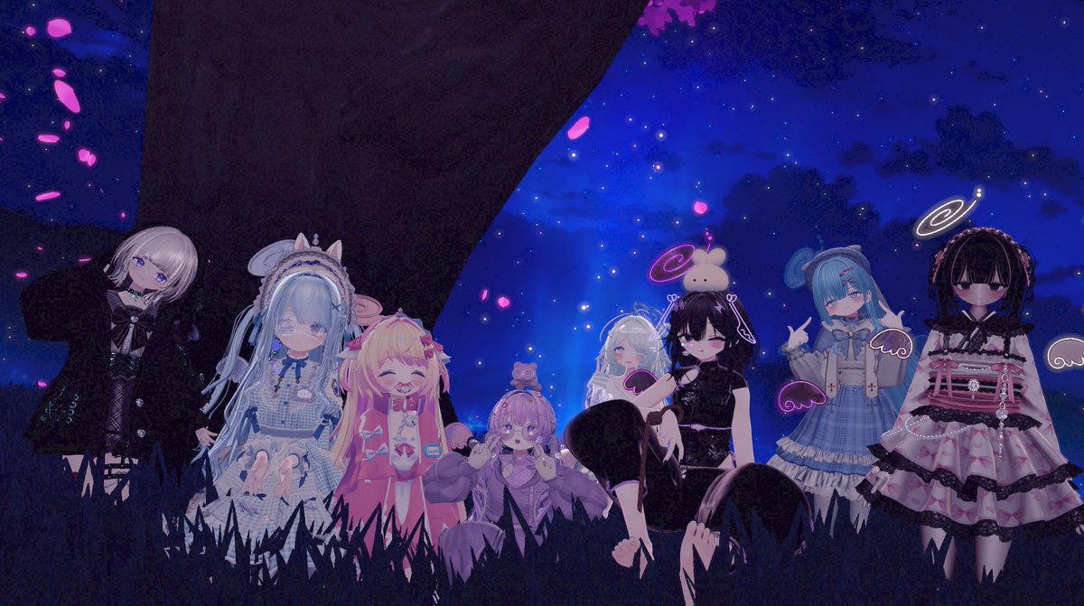 raimin_VRC's tweet photo. あのめあちゃんとゲーム部写真撮影2日目！
昨日と違うメンバー複数人いて熱い！
かわいいをありがとう https://t.co/6bzWfy7zYw