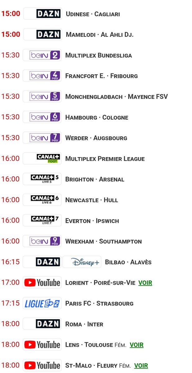 Ch__Palo's tweet photo. Le Programme #FooTv de ce Samedi (19/09/26) �� #TeamOM #Football #Sports #Tv #ProgrammeTV https://t.co/q8hFKIfeQK