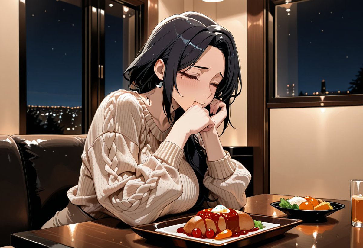 haitoku_lib's tweet photo. 二人分作った夕食。
今夜も、夫は帰ってこない。

#人妻 #NTR #AIイラスト https://t.co/mnLMuEhsdH