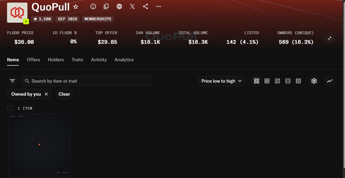 simseek00's tweet photo. Minted 1 lfg @QuoPull https://t.co/GEOexpFtAX