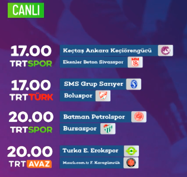 HDTvler's tweet photo. 🏆 Trendyol Süper Lig'de günün programı
Canlı izlemek için VoloTV https://t.co/stsQ8LhhQK https://t.co/aSJTQGjemA