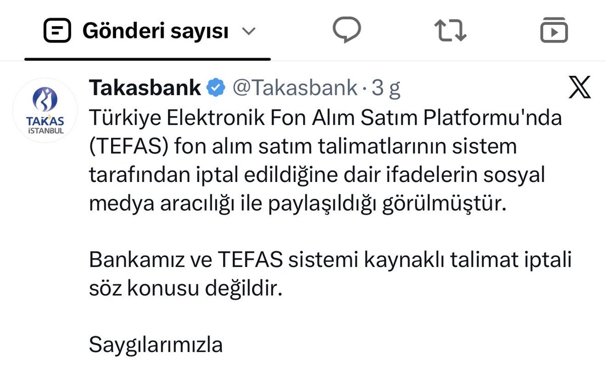 CanFiratSalatan's tweet photo. Kim yalan söylüyor?

Tefaş ve takasbank mı? Yoksa aracı kurumlar ve bankalar mı?? 
İki grup birbirini suçluyor??

Ya biz??
Sayın devlet yetkilileri 
17 Eylül 13.30 a kadar verdiğimiz tera fon satış emirlerimiz iptal edildi..

@spkgovtr #spk @HMBakanligi @memetsimsek @RTErdogan https://t.co/NVaXR5N1qK