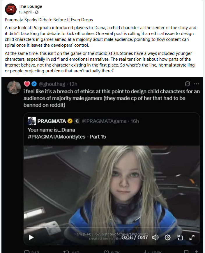 Anonn_o7's tweet photo. @Pmcquake @ThunderLocke @mistah_wolfe @MathRockSucked that because a lot of people push back from those accussation. The game itself is pedo bait, but people keep linking the game with nsfw and come into conclusion that the game is designed for pedophile https://t.co/th91ckPtUP