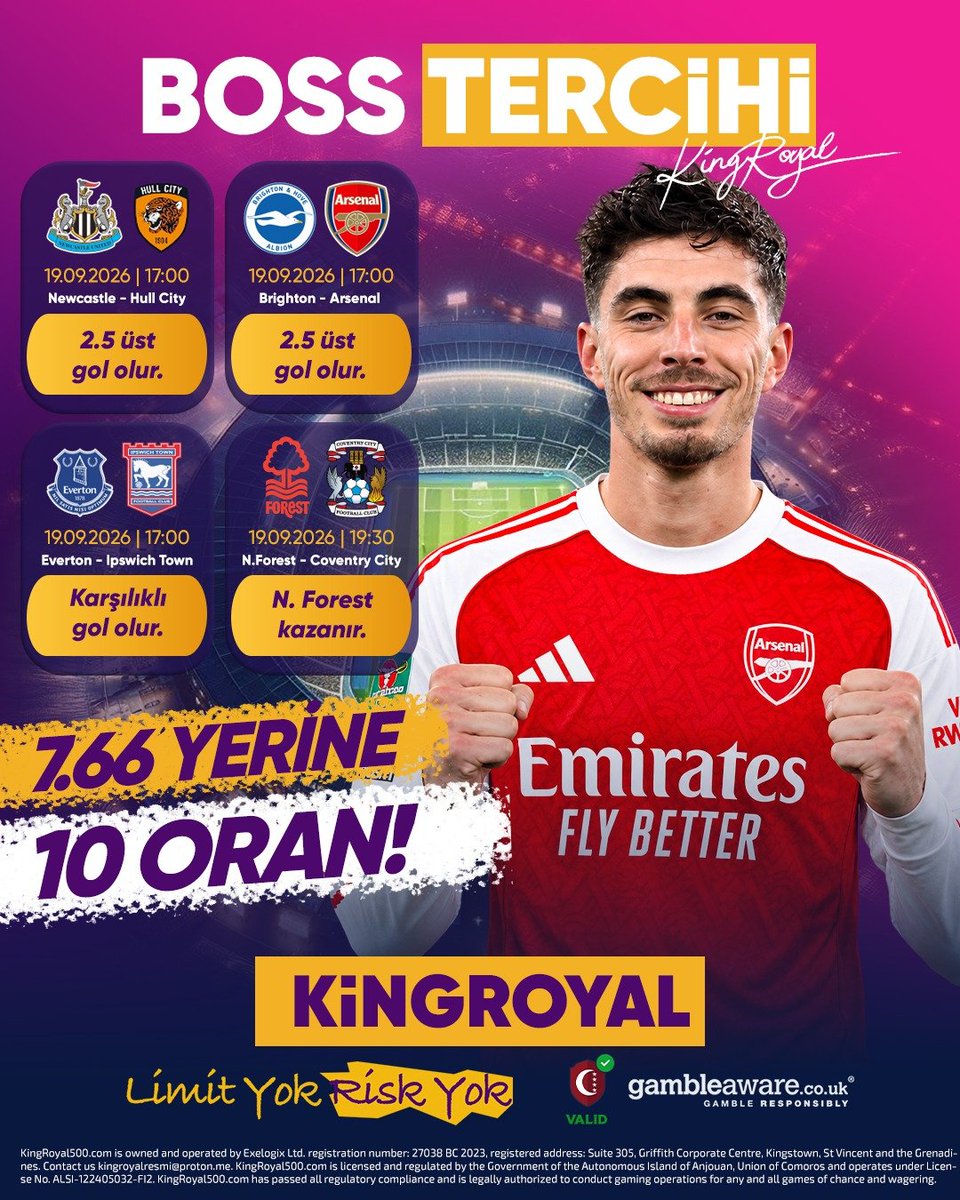 KRoyaltr's tweet photo. 🔥Boss Tercihi #KingRoyal’de!

Günün öne çıkan karşılaşmaları için tercihler seni bekliyor.👑

Maç seçimlerini kontrol et ve Boss Tercihi heyecanını yakala.⚽

🔗Güncel link profilde!

Semih Çarşı https://t.co/oBMQGdXgJ4