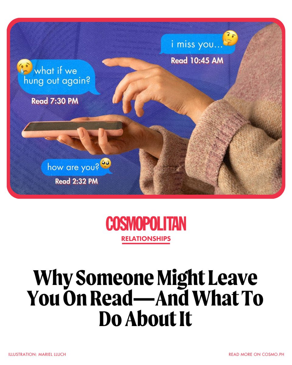 cosmo_ph's tweet photo. Before you spiral, here's what that unanswered text actually means 😅

READ HERE: https://t.co/TrreBVTs4h https://t.co/VBhmuip8UY
