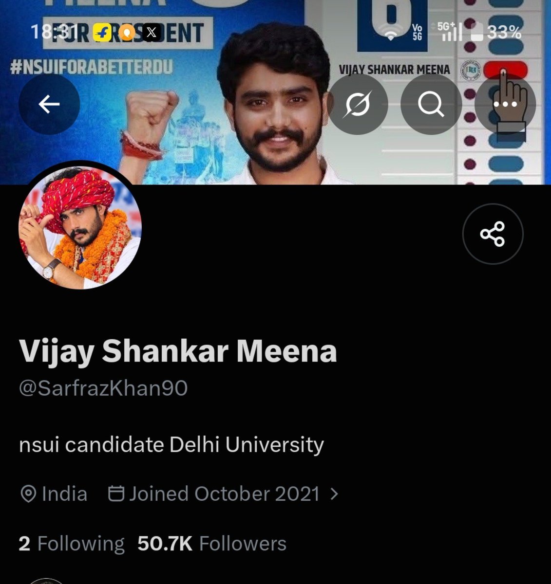 Nitish_SharmaG's tweet photo. This image is *DISTURBING*.

The profile guy is from "2ND MAJORITY" Muslim community, but changed name to increase "TENSIONS" Between Hindus in BHARAT💔

Why *Muslims* do this? https://t.co/l7I4soD5hl