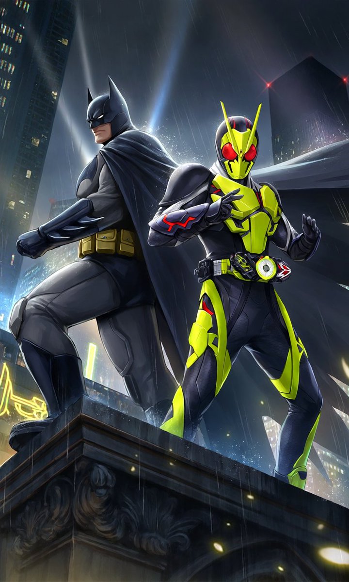 amf_829's tweet photo. BATMAN×KAMEN RIDER ZERO-ONE
#BatmanDay
#バットマンの日
#仮面ライダーゼロワン
#PixAI4th https://t.co/VOfl1oRq5E