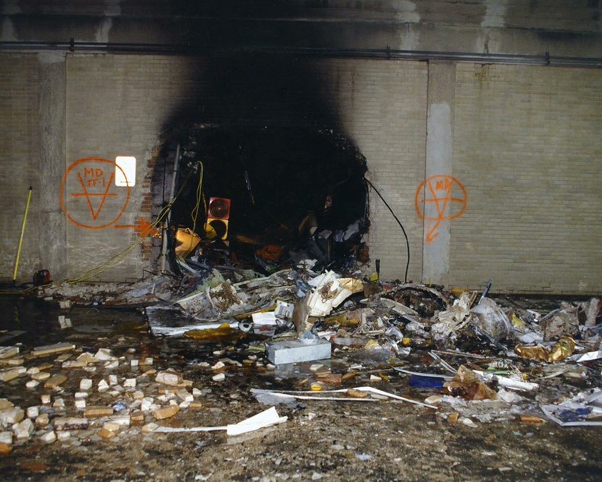 cirnosad's tweet photo. The ☢️ Missile Strike at the Pentagon on 9/11 /🧵

What really struck the WTC on 9/11? We've already eliminated airplanes as an option, which is a shock to anyone who lived through that day. We now have video evidence of not inserted  planes in all footage of 9/11, but also the removal of another object. What the hell was that that "ball" like object?

Could it also be a composite? A deeper fake, so to speak? Is there any clue that could possible eliminate all other options? It's a ridiculous thought but, given what we experienced, we shouldn't make any assumptions and only work with what is real, provable and observable.

The real challenge of answering such a question is that the two world trade centres turned to dust, destroying the scene of the crime and most of the evidence with it. But we aren't out of luck, as another building was struck on 9/11:

The Pentagon.

Though there was obviously no wreckage of an aircraft on the scene, there is enough evidence in the Pentagon for us to determine not only what couldn't have struck it, but the only object in the world that could have struck it and left the damage that it did.

Unlike the strikes on the WTC, there was no televised composite film of a plane striking the pentagon, simply because the scenario required was physically impossible. The plane supposedly banked to achieve cruise speed at ground level and struck the Pentagon parallel to the ground. There is a very slow and low quality surveillance video that depicts this strike (which we will examine shortly). Yet, just from the satellite photos of the Pentagon, we can determine the actual damage.

So, let's examine three pieces of evidence based on things that are already established and known! With these pieces of evidence we will determine what struck the Pentagon and how it's related to whatever struck the WTCs and the larger plot around 9/11!

A. Penetration Depth
================
Let's do some math based on established observations. This is going to be necessary to other objects out, though it will be overkill for a plane.

The object that struck the Pentagon struck three of its five rings:
The E-Ring, the D-Ring and finally C-Ring when it stopped. The exterior wall of the pentagon consisted of ~13 centimetres of limestone and ~20 cm of bricks. Inside the Pentagon, each wall consisted of 25 cm of brick. The distance travelled to the end of ring C is 64 meters total. Given the 6 walls penetrated, at the perpendicular, that is a total of:

* 64 meters travelled after impact.
* 130mm of limestone
* 1580mm of bricks
* Six impact impulses

Even though the individual walls are not very thick or strong, that's a huge amount of material to eat through and that's at 90 degrees. And a very long distance from the first site of impact. If you measure the two visible impact zones, you will see that the object struck the Pentagon at an angle of 70 degrees to the plane. That means we have to divide the above by sin 70deg:

- 68 meters travelled
- 138mm of limestone
- 1680mm of bricks

The object was clearly on its way to the courtyard centre of the Pentagon and whoever planned this trajectory was attempting to penetrate the building as deeply as possible without targeting anything specific within it. Incidentally, the courtyard centre of the Pentagon was (and still is) called ground zero, a name it earnt during the Cold War under the assumption that the USSR would strike exactly that location during mutually assured destruction. There is even a hotdog stand in the middle of the Pentagon affectionately called cafe ground zero for this reason.

B. Pattern of Destruction
================
Despite being struck with this object, the Pentagon outer wall did not immediately collapse. In fact, close ups show very localised destructions, albeit very strong fires. 20 minutes later, the outer wall of the Pentagon collapsed.

Another important observation was impact shape it left: it was that of a single hole that destroyed a brick pattern around ~2 meters wide. This was evidence even in the C-ring. Keep this important observation in mind.

C. The Timeline
================
Let's place the attack on the Pentagon with all the events surrounding it:

8:46:30 AM - WTC North Tower is struck.
9:03:00 AM - WTC South Tower is struck.
9:37:46 AM - Pentagon is struck.
9:55:?? AM - First responders told to evacuate Pentagon perimeter.
9:57:?? AM - Pentagon outer wall "collapses".
9:58:59 AM - South Tower pulverised.
10:03:11 AM - Object destroyed over Pennsylvania.
10:28:22 AM - North Tower pulverised.

================
This is actually all the evidence we need from the Pentagon itself so let's dive deeper into the implications that every detail left behind.

/1