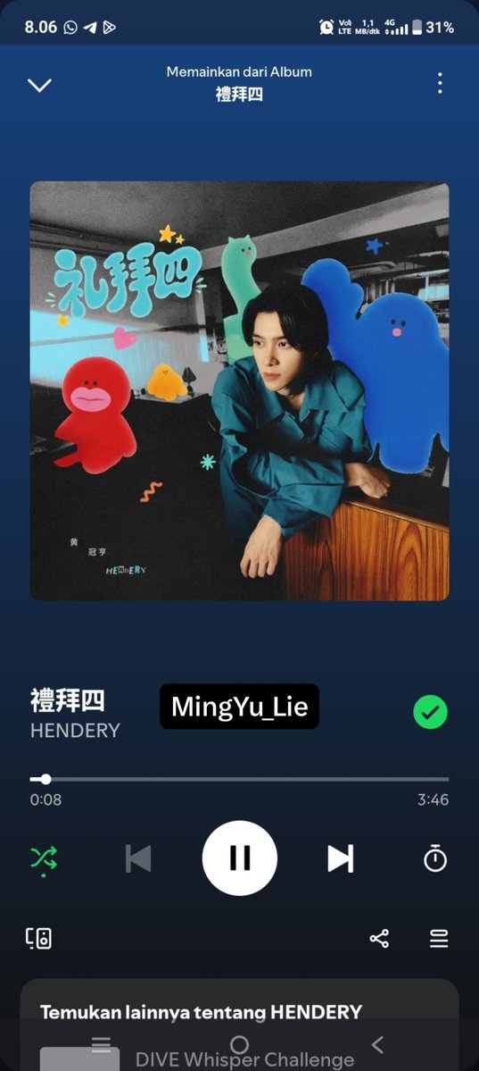MingYu_Lie's tweet photo. @punyaahengwong Done all rules, chukkae atas solo debutnya henggg, chukkaeee... Lagunya my type✨✨
#HENDERY_Thursday
Bismillah wml no. 14 https://t.co/amKcg8tAAV