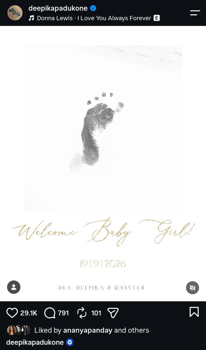 manmarziiyaan's tweet photo. ranveer and deepika are blessed with a baby girl 🎀🥹🪬 https://t.co/xhLXyJ5E1c