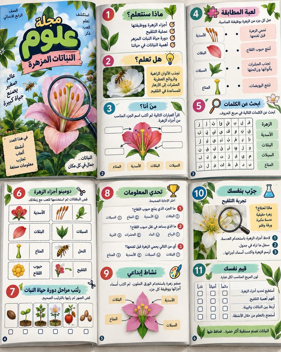 mrymalshmry070's tweet photo. ~

من كتاب مدرسي إلى مجلة مليئة ..
بالاكتشاف والتحديات والألعاب 📚✨

الفكرة ليست في تغيير شكل الدرس فقط ..
الفكرة في تغيير طريقة تفاعل الطلاب معه 💡

أستخدم هذا البرومبت وأصنع نسختي الخاصة ✨

#تعليم_مبتكر
#أفكار_إبداعية
#المعلم_المبدع 
#مجلة_تعليمية
#برومبتات_للمعلمين https://t.co/BvONpXu2dP