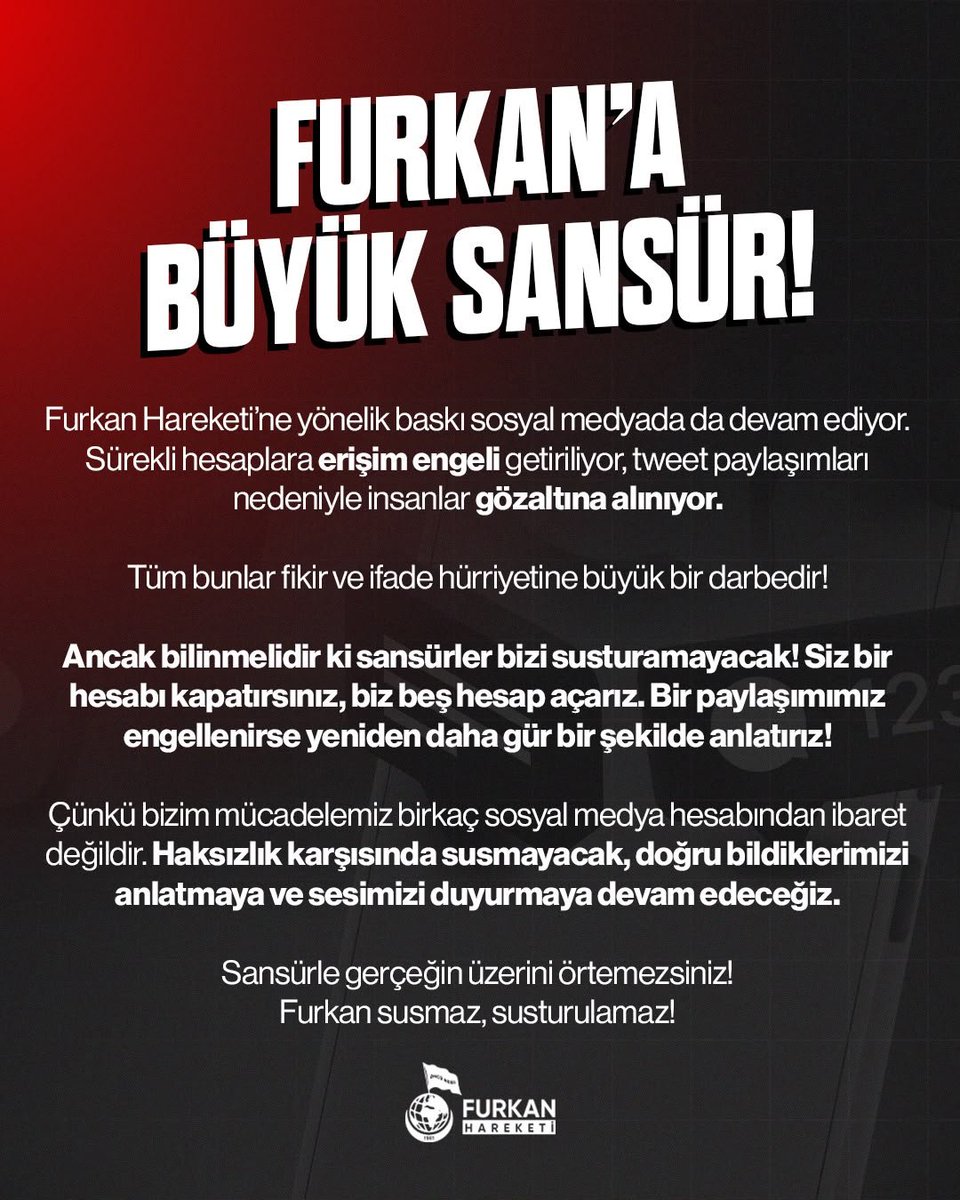 ummulebrar's tweet photo. Xi SerbestBırakın
SansürYasası SusYasası
#TurkeyBlocksSocialMedia
@X @elonmusk @XTurkiye https://t.co/1U72Vo0gNH