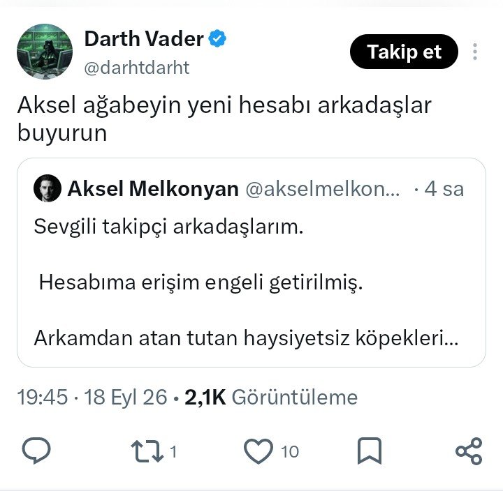 Caycihuseyin111's tweet photo. @SiberayEGM @istanbulCBS 
Fon soruşturmasında Devlet tarafından hesabı erişime kapatılan Ünlü Kuyumcu Aksel melkonyan Yeni hesap açmış çok takipçili hesaplar bu yeni hesabı takip edin diye paylaşıyorlar Ve operasyonu yapan memurlara hakaret ediyorlar
(resimlerde kanıtlıdır. 3.👇) https://t.co/IO3z0jKLc6