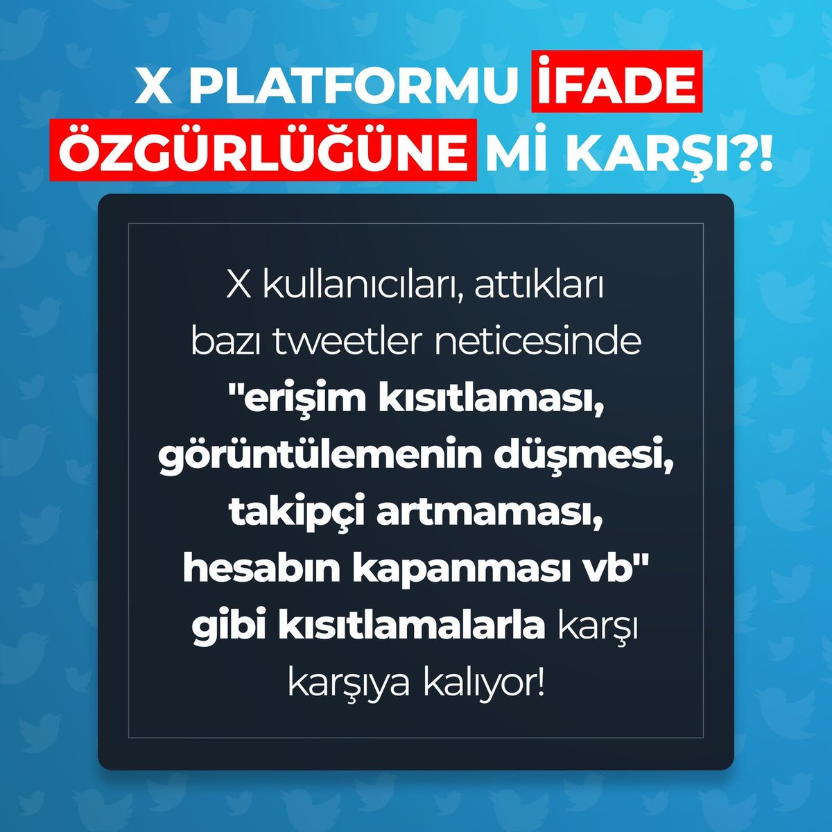 ummulebrar's tweet photo. Xi SerbestBırakın
SansürYasası SusYasası
#TurkeyBlocksSocialMedia
@X @elonmusk @XTurkiye https://t.co/HIdaQxrwoj