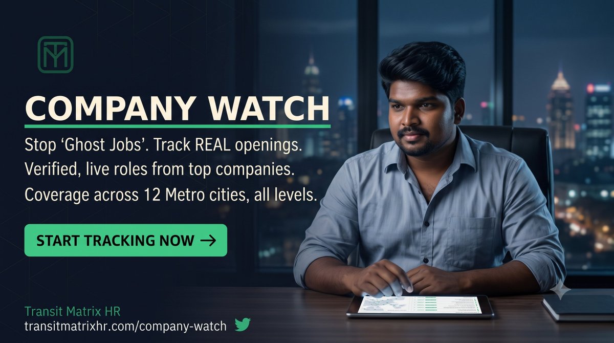 kamaltorez's tweet photo. Tired of applying to "ghost jobs" and hearing nothing? 📉

Meet Company Watch. We track 100% real, VERIFIED openings across 12 Metro cities for both freshers and experienced pros. Stop guessing and start tracking live roles today👇

🔗 https://t.co/LgrAtwfP6F
 #JobSearch #HR https://t.co/HcamrncYtb