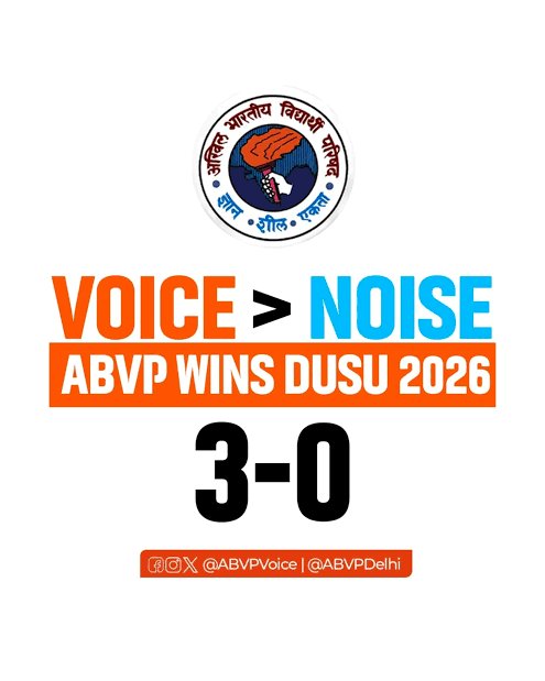 jitmarathe1988's tweet photo. It's Done Bro !!! 🇮🇳🚩

#DUSU2026 #DUSU #ABVP https://t.co/jE1qbhfQlH