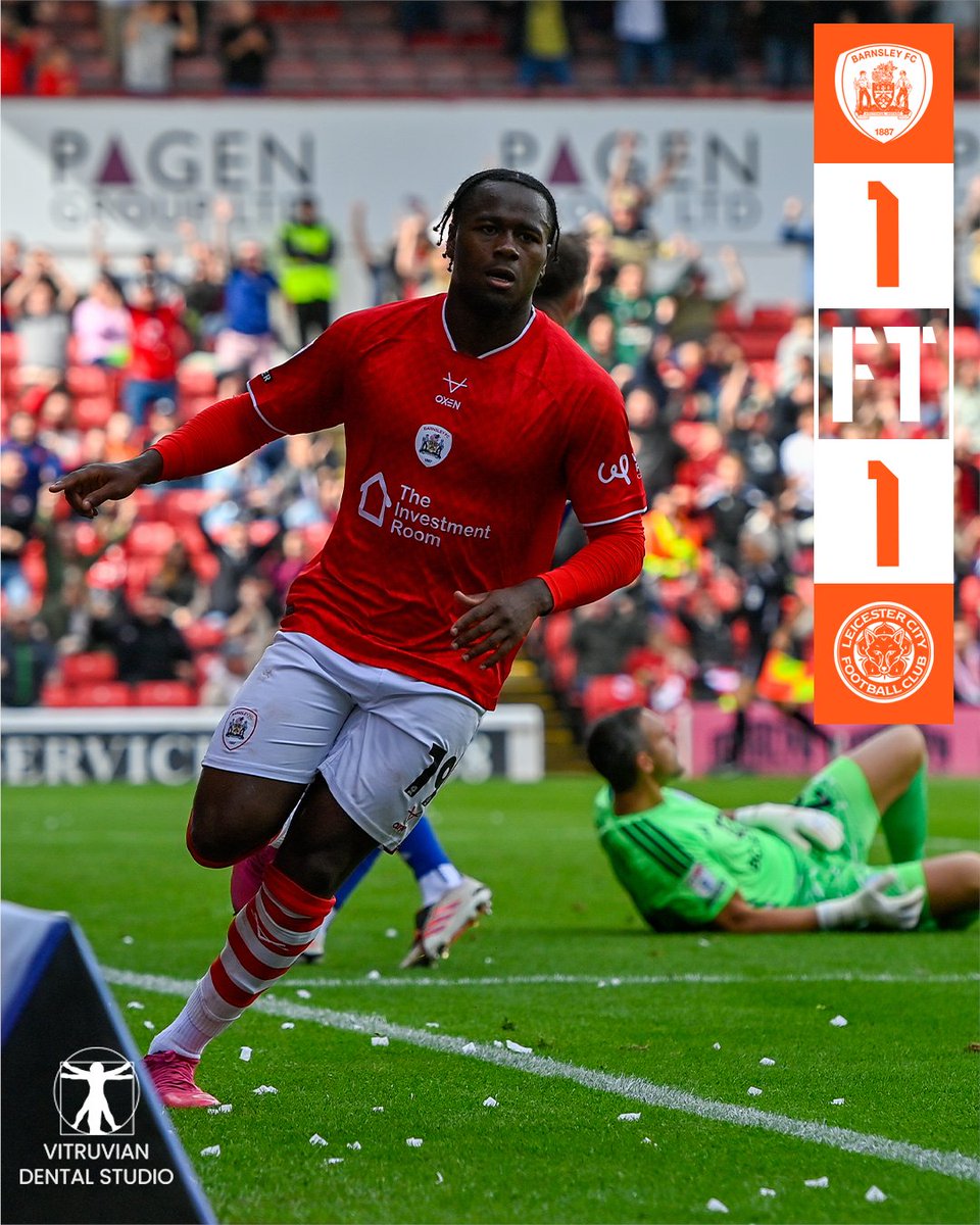 BarnsleyFC's tweet photo. A well-earned point from the Reds 👏👏 https://t.co/CeSlJRs54y