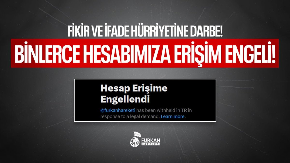 ummulebrar's tweet photo. Xi SerbestBırakın
SansürYasası SusYasası
#TurkeyBlocksSocialMedia
@X @elonmusk @XTurkiye https://t.co/vFLfqtH9Dw