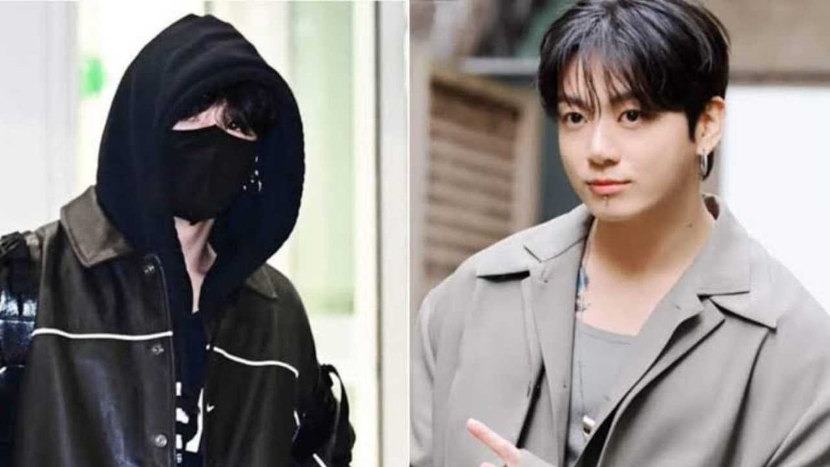 KpopDailyFeed99's tweet photo. 🚨 BREAKING: BTS’s Jungkook sparks online debate after appearing to keep his outerwear on during an airport security screening. 👀 @bts_bighit @HYBEOFFICIALtwt @kookpiics #kpop #controversy https://t.co/tOIALAJWre
