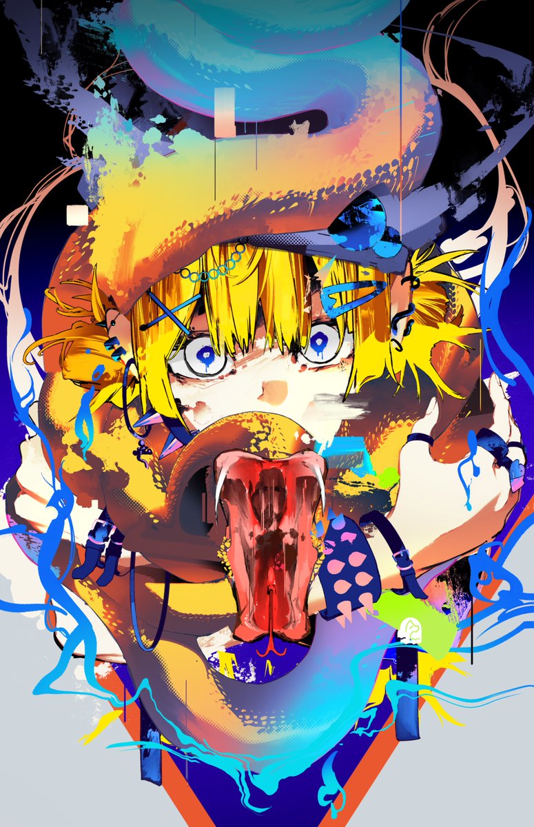 mikake3x's tweet photo. 威嚇 https://t.co/pqfWugByGT